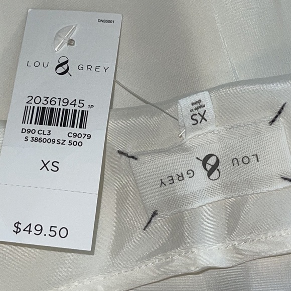 COPY - NWT LOU & GREY WHITE “CUPRO” SATIN EFFECT CAMISOLE Sz. XS - Picture 8 of 16